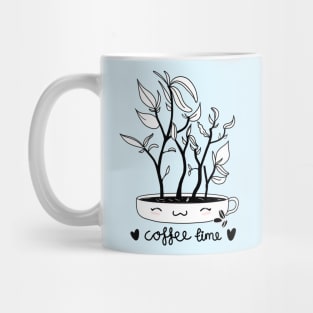 Coffee Time Plant Mug